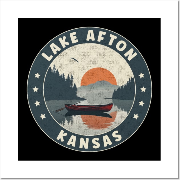 Lake Afton Kansas Sunset Wall Art by turtlestart